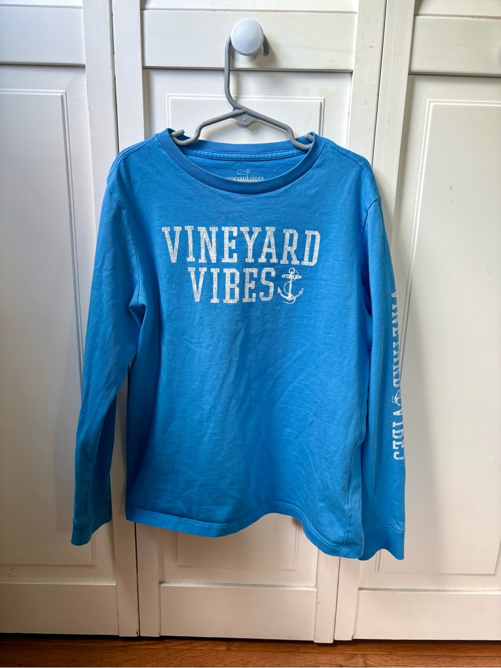 Vineyard Vines Blue Long-Sleeve Kids Tee